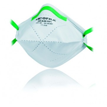 AIR SLIM FFP1 1 VE= 200 Masken (weiß/grün)