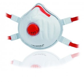 AIR FREE FFP3 V 1 VE= 5 Masken (weiß/rot)