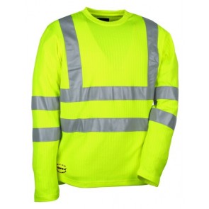 Warnschutz langarm Shirt SKITTLE (gelb)